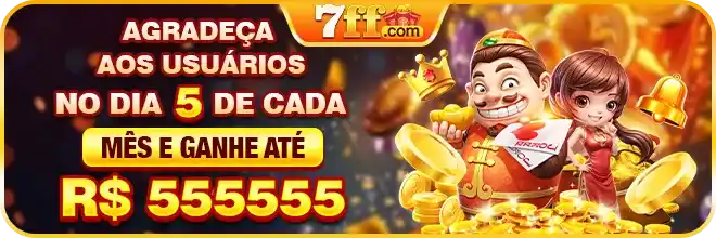 Ganhe até R$555.555 no dia 5 de cada mês.